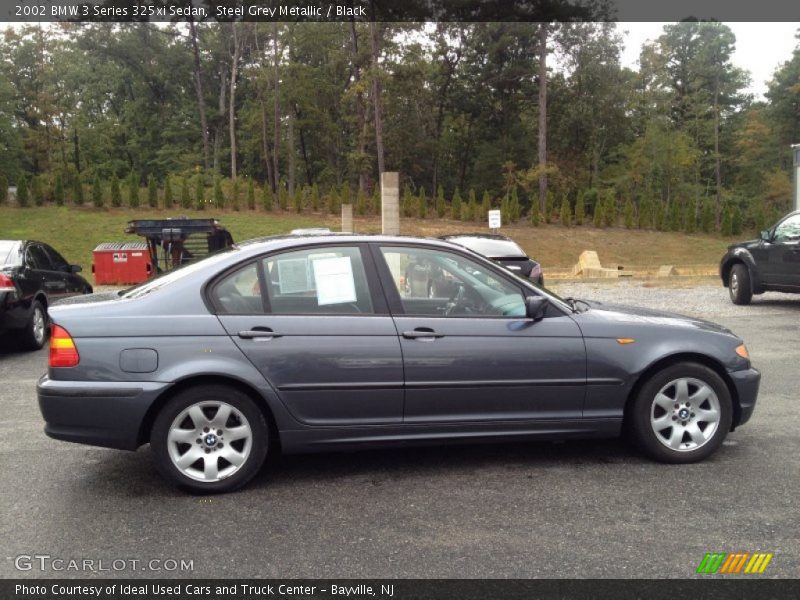 Steel Grey Metallic / Black 2002 BMW 3 Series 325xi Sedan
