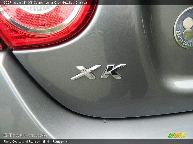 Lunar Grey Metallic / Charcoal 2007 Jaguar XK XK8 Coupe
