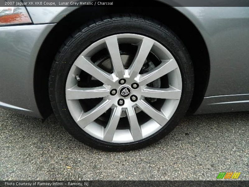 Lunar Grey Metallic / Charcoal 2007 Jaguar XK XK8 Coupe