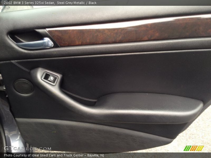 Steel Grey Metallic / Black 2002 BMW 3 Series 325xi Sedan