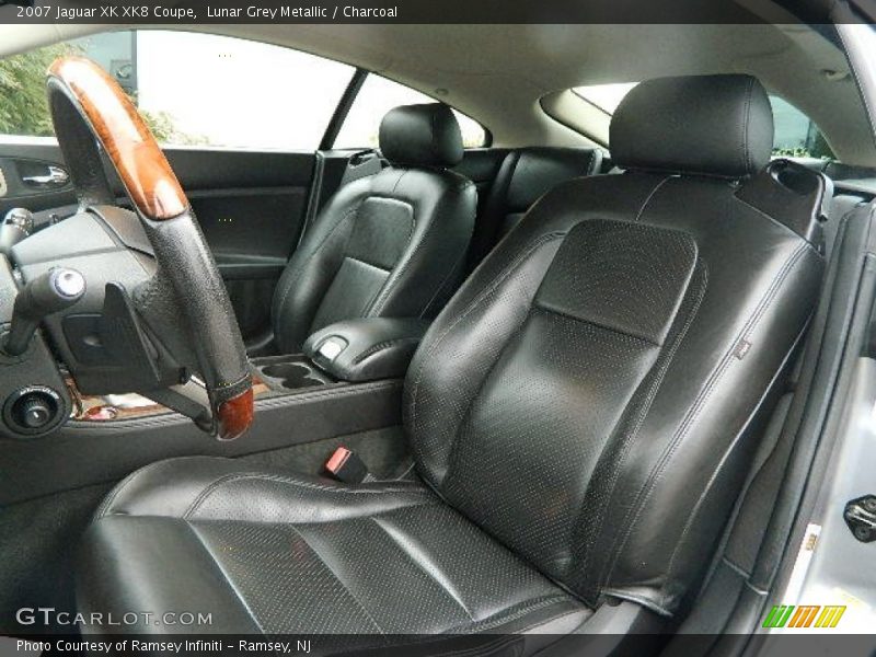 Lunar Grey Metallic / Charcoal 2007 Jaguar XK XK8 Coupe