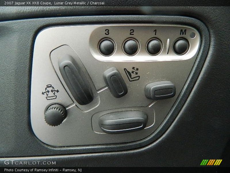 Lunar Grey Metallic / Charcoal 2007 Jaguar XK XK8 Coupe