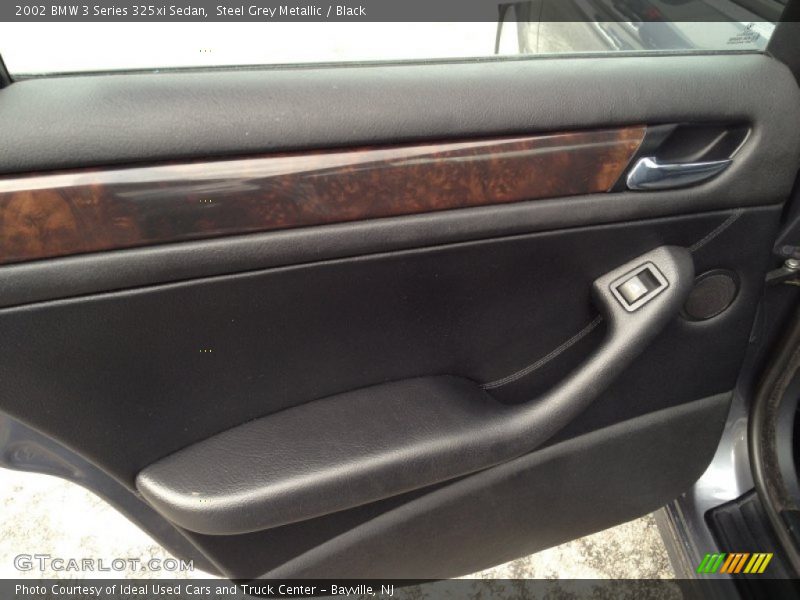 Steel Grey Metallic / Black 2002 BMW 3 Series 325xi Sedan