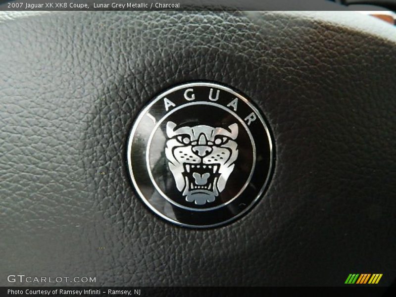 Lunar Grey Metallic / Charcoal 2007 Jaguar XK XK8 Coupe