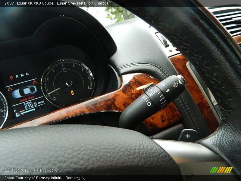 Lunar Grey Metallic / Charcoal 2007 Jaguar XK XK8 Coupe
