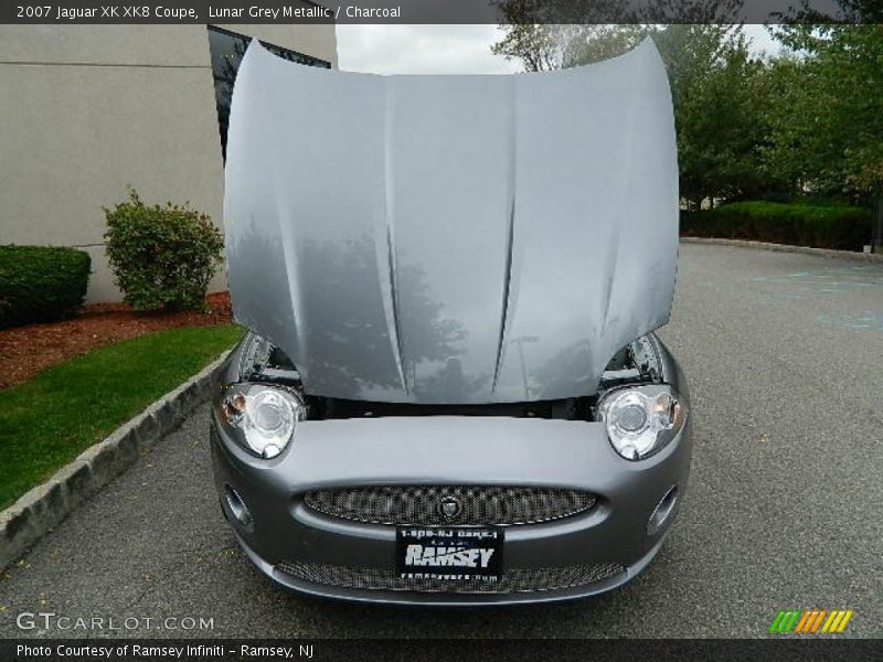 Lunar Grey Metallic / Charcoal 2007 Jaguar XK XK8 Coupe