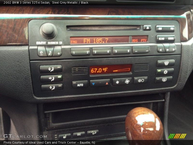 Steel Grey Metallic / Black 2002 BMW 3 Series 325xi Sedan