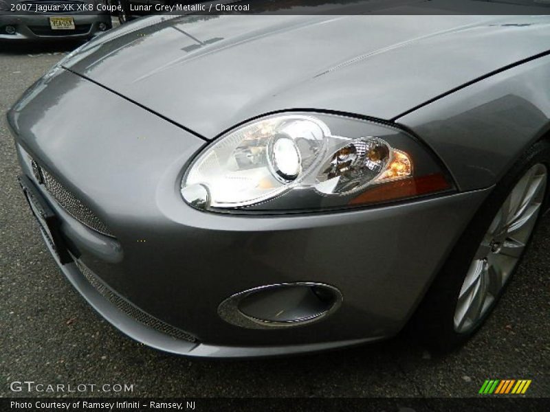 Lunar Grey Metallic / Charcoal 2007 Jaguar XK XK8 Coupe