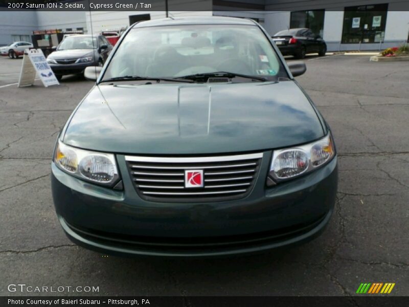 Cypress Green / Tan 2007 Saturn ION 2 Sedan