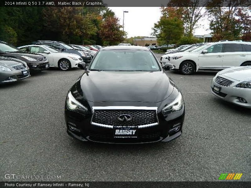 Malbec Black / Graphite 2014 Infiniti Q 50 3.7 AWD