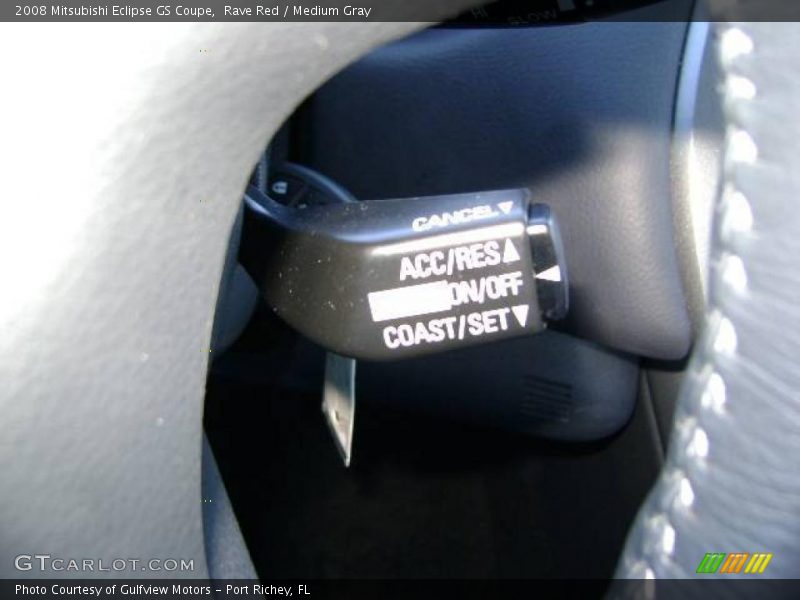 Rave Red / Medium Gray 2008 Mitsubishi Eclipse GS Coupe