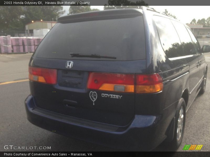 Havasu Blue Metallic / Quartz 2003 Honda Odyssey EX