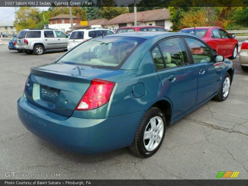 Cypress Green / Tan 2007 Saturn ION 2 Sedan