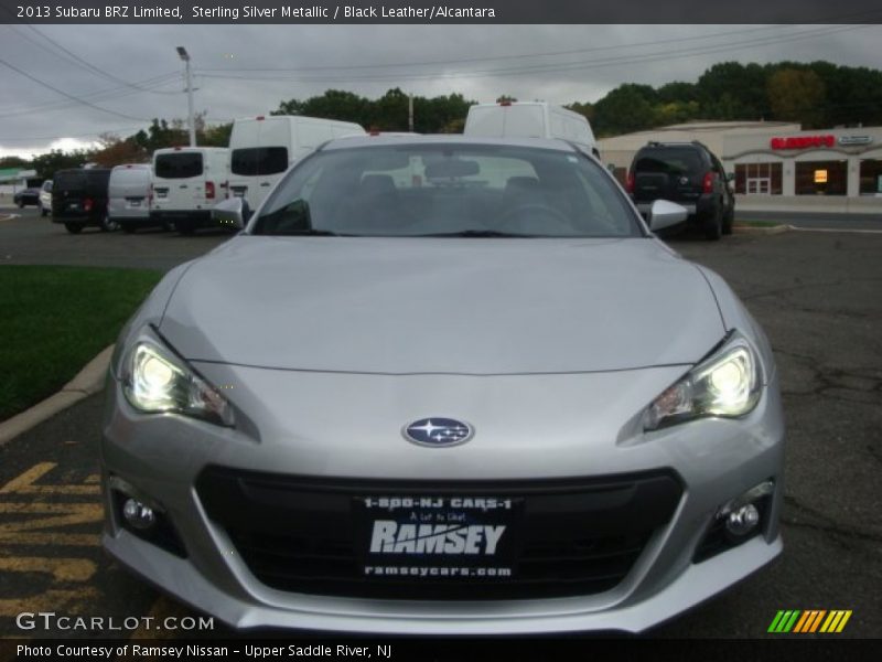 Sterling Silver Metallic / Black Leather/Alcantara 2013 Subaru BRZ Limited