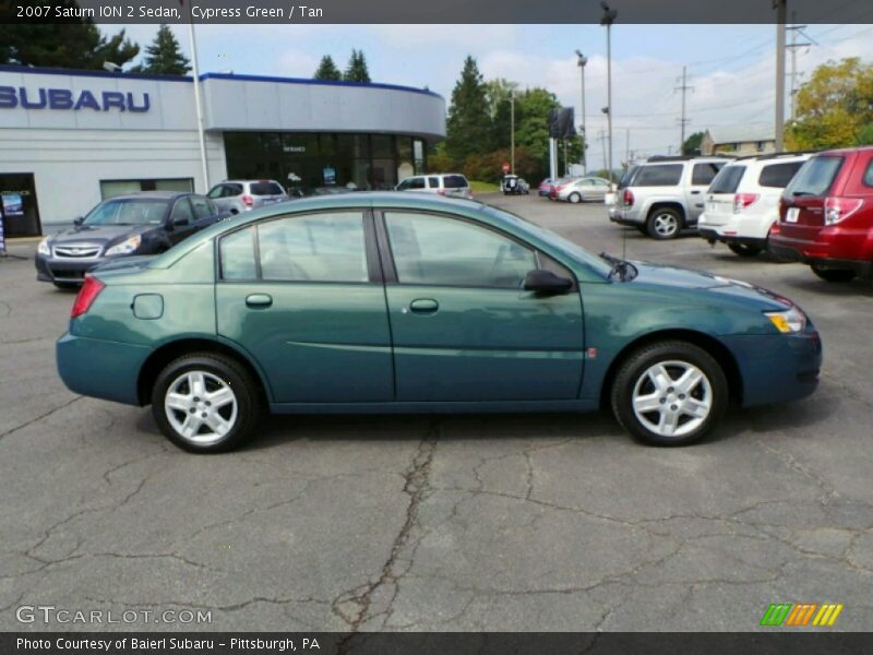 Cypress Green / Tan 2007 Saturn ION 2 Sedan