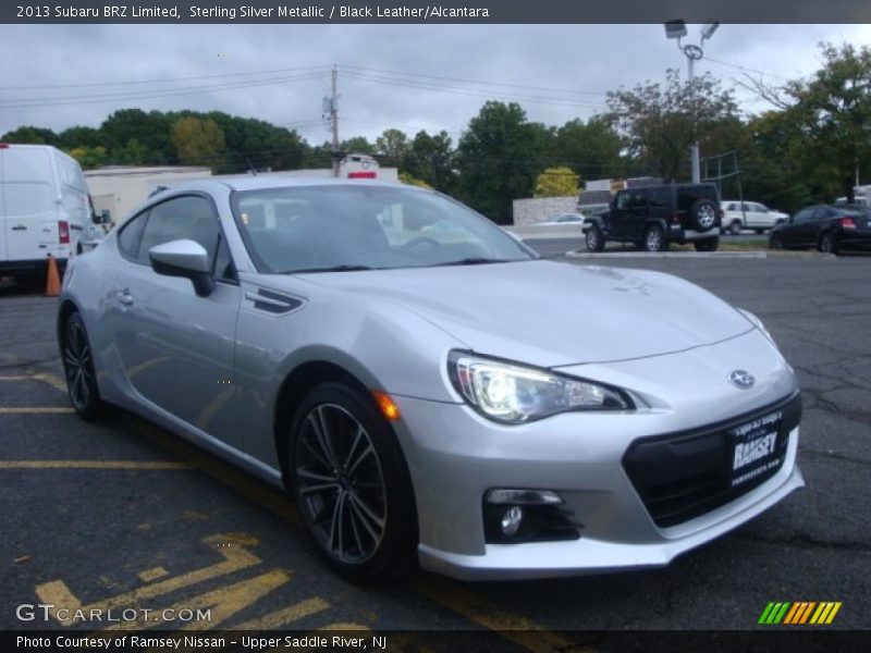 Sterling Silver Metallic / Black Leather/Alcantara 2013 Subaru BRZ Limited