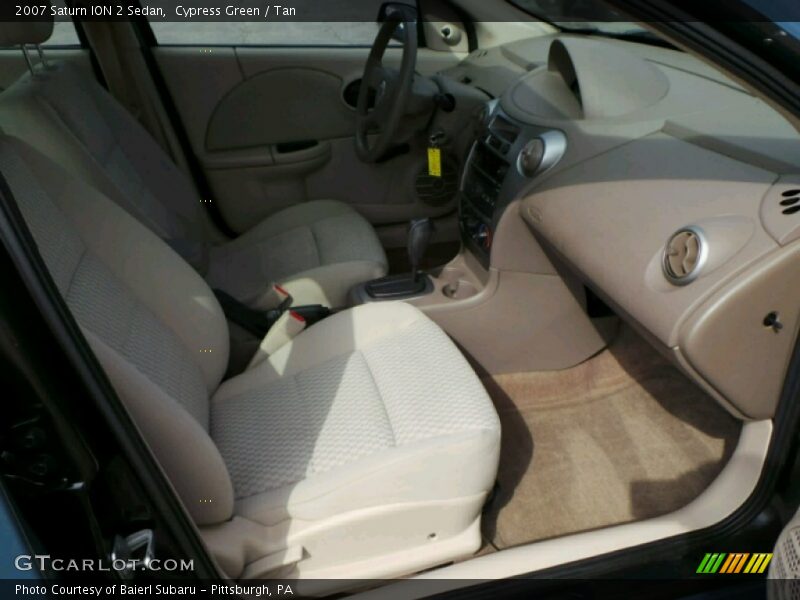 Cypress Green / Tan 2007 Saturn ION 2 Sedan