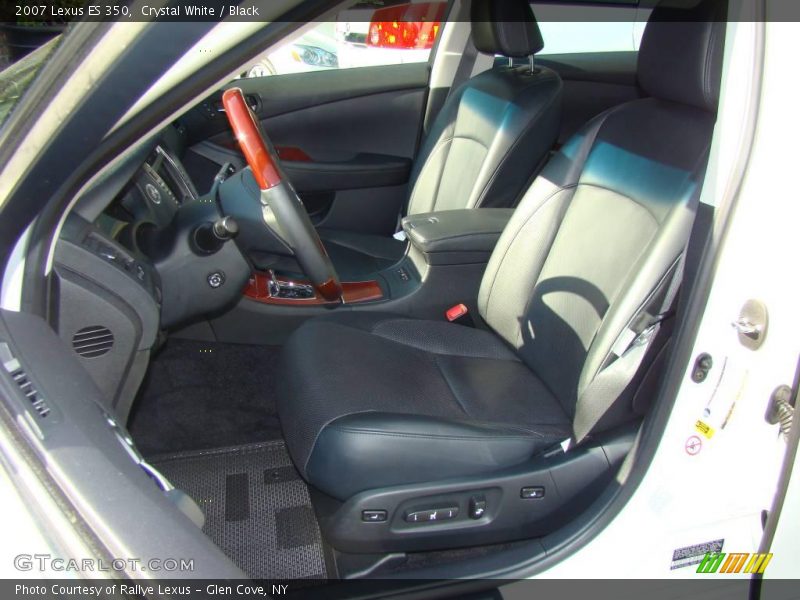 Crystal White / Black 2007 Lexus ES 350