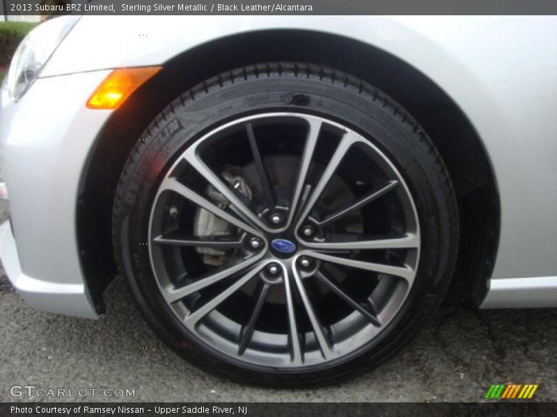 Sterling Silver Metallic / Black Leather/Alcantara 2013 Subaru BRZ Limited