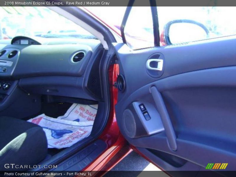 Rave Red / Medium Gray 2008 Mitsubishi Eclipse GS Coupe
