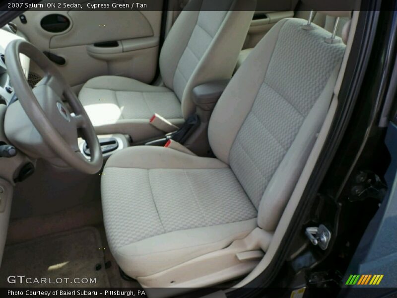Cypress Green / Tan 2007 Saturn ION 2 Sedan