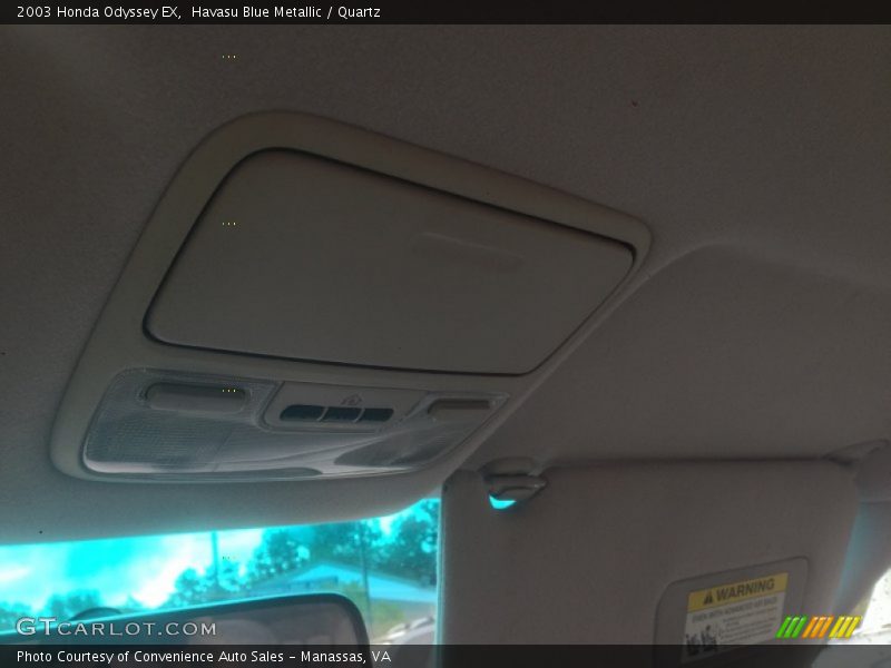 Havasu Blue Metallic / Quartz 2003 Honda Odyssey EX