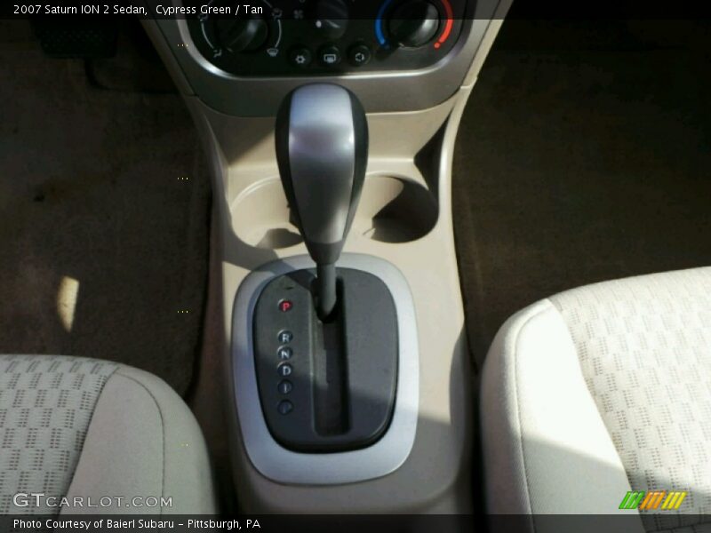 Cypress Green / Tan 2007 Saturn ION 2 Sedan