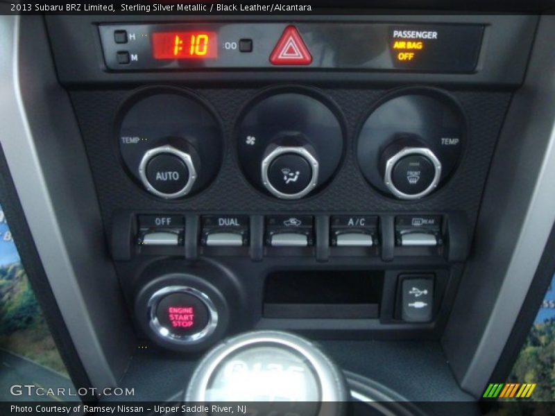 Sterling Silver Metallic / Black Leather/Alcantara 2013 Subaru BRZ Limited