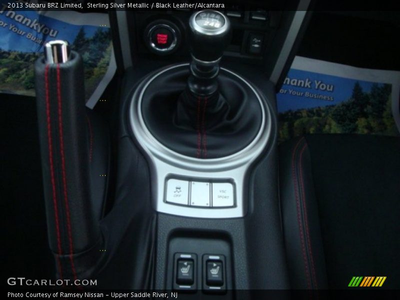 Sterling Silver Metallic / Black Leather/Alcantara 2013 Subaru BRZ Limited