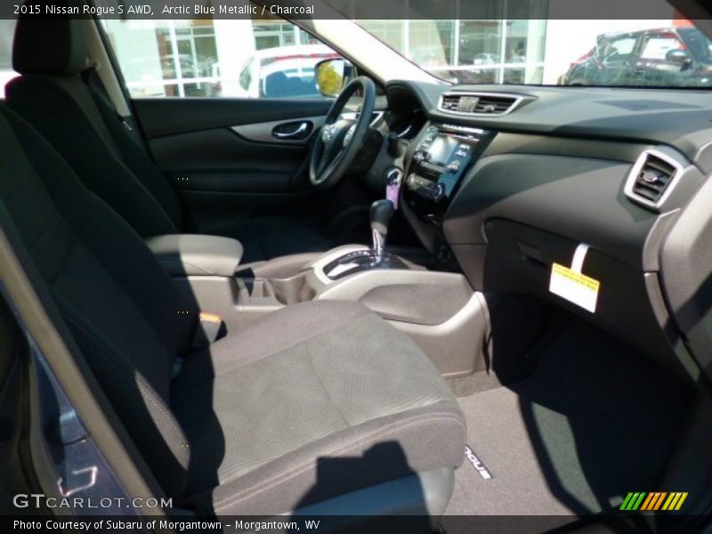 Arctic Blue Metallic / Charcoal 2015 Nissan Rogue S AWD