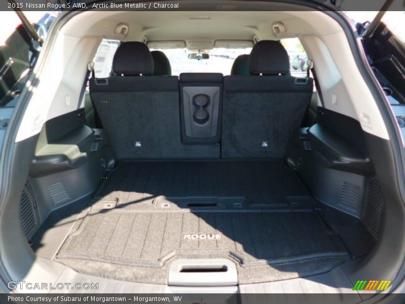 Arctic Blue Metallic / Charcoal 2015 Nissan Rogue S AWD
