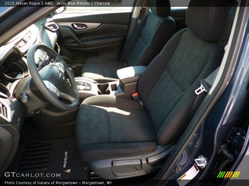 Arctic Blue Metallic / Charcoal 2015 Nissan Rogue S AWD
