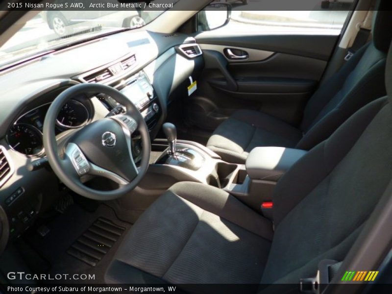 Arctic Blue Metallic / Charcoal 2015 Nissan Rogue S AWD