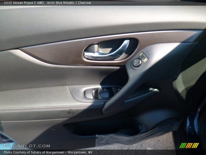 Arctic Blue Metallic / Charcoal 2015 Nissan Rogue S AWD