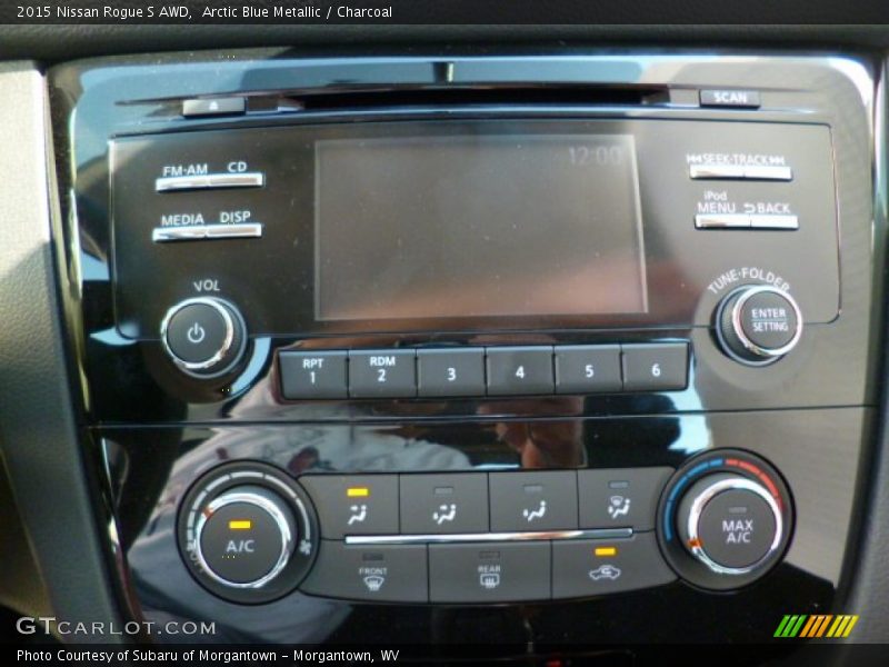 Arctic Blue Metallic / Charcoal 2015 Nissan Rogue S AWD