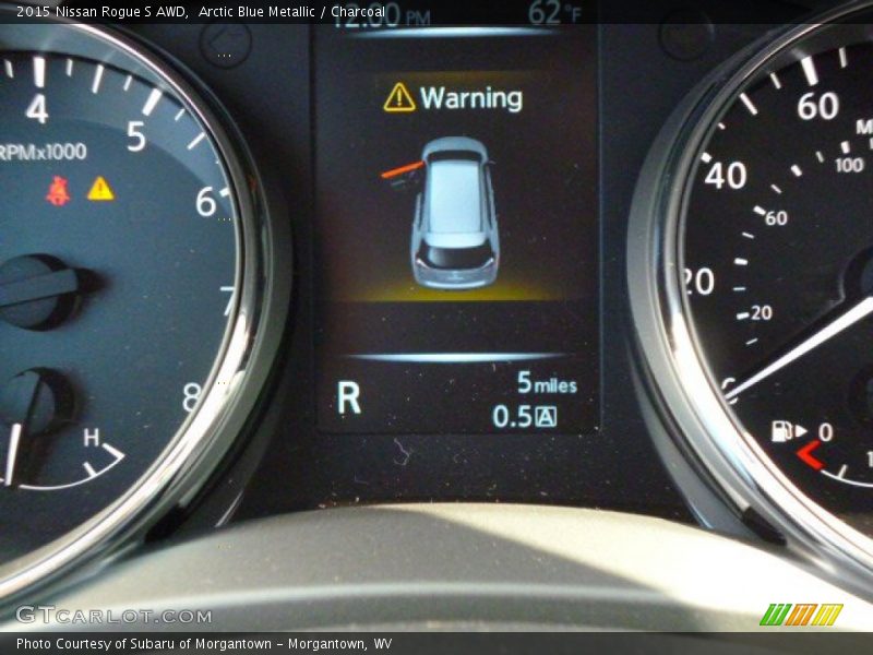 Arctic Blue Metallic / Charcoal 2015 Nissan Rogue S AWD