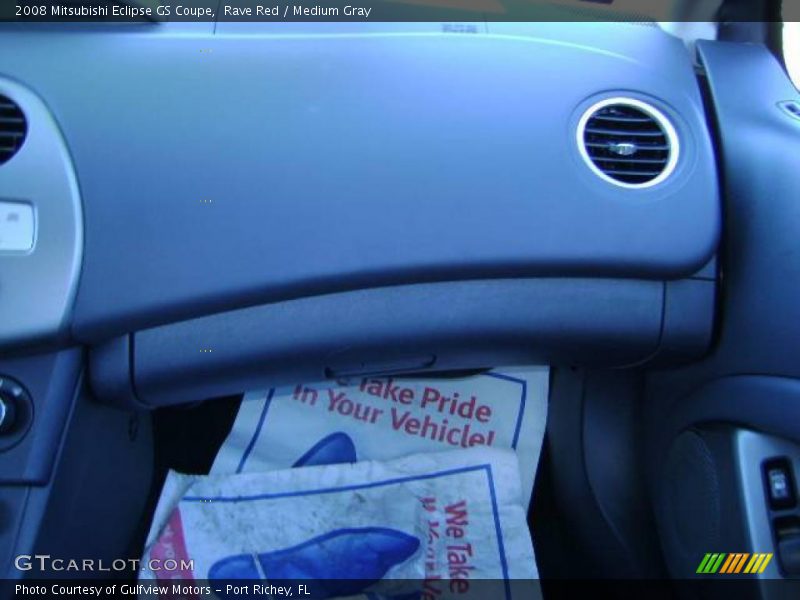 Rave Red / Medium Gray 2008 Mitsubishi Eclipse GS Coupe