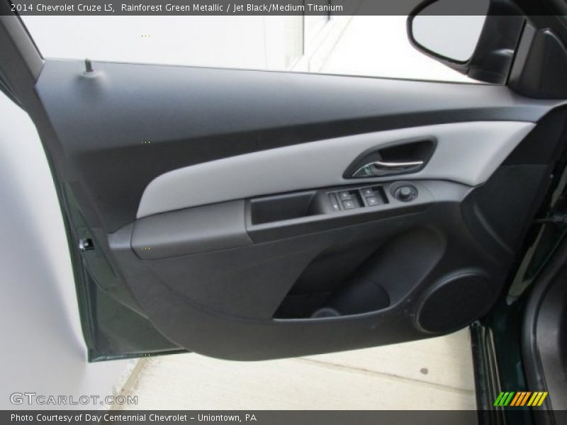 Rainforest Green Metallic / Jet Black/Medium Titanium 2014 Chevrolet Cruze LS