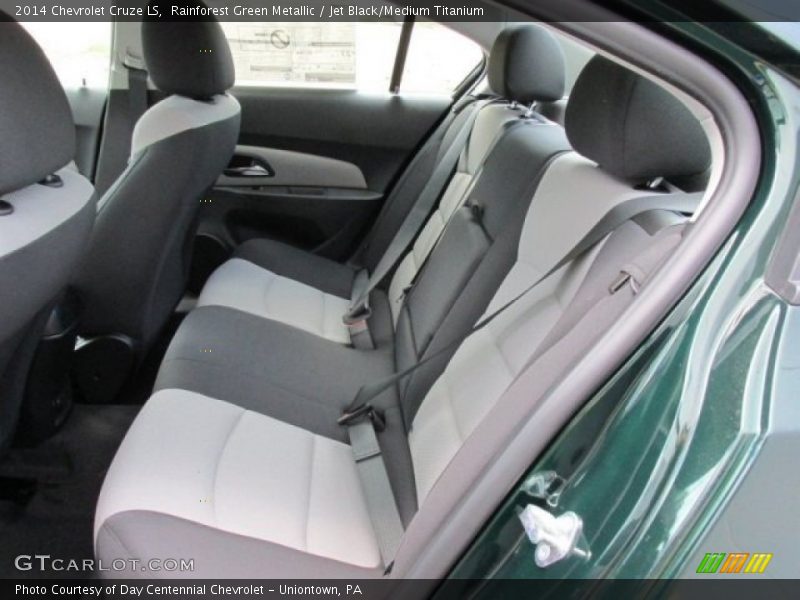 Rainforest Green Metallic / Jet Black/Medium Titanium 2014 Chevrolet Cruze LS