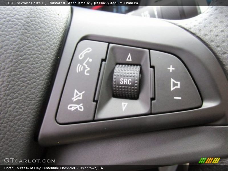 Rainforest Green Metallic / Jet Black/Medium Titanium 2014 Chevrolet Cruze LS