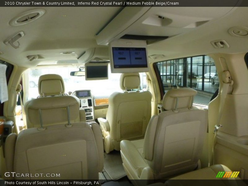 Inferno Red Crystal Pearl / Medium Pebble Beige/Cream 2010 Chrysler Town & Country Limited