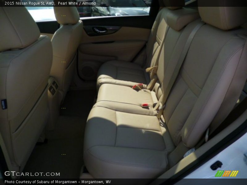 Pearl White / Almond 2015 Nissan Rogue SL AWD