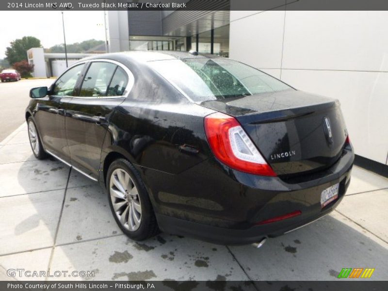 Tuxedo Black Metallic / Charcoal Black 2014 Lincoln MKS AWD