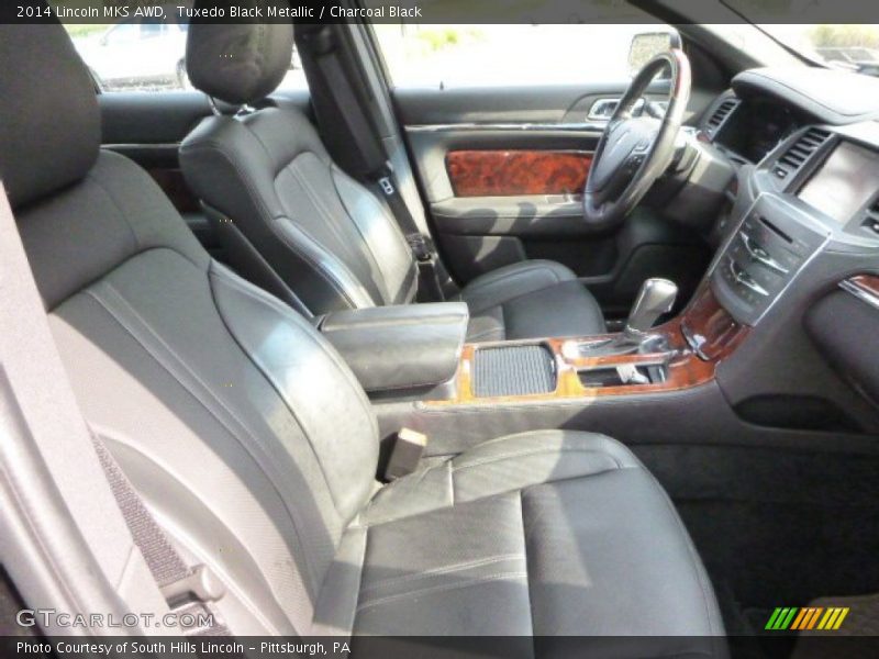 Tuxedo Black Metallic / Charcoal Black 2014 Lincoln MKS AWD