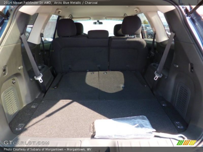 Arctic Blue Metallic / Charcoal 2014 Nissan Pathfinder SV AWD