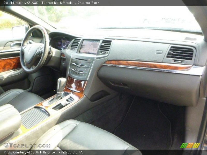 Tuxedo Black Metallic / Charcoal Black 2014 Lincoln MKS AWD