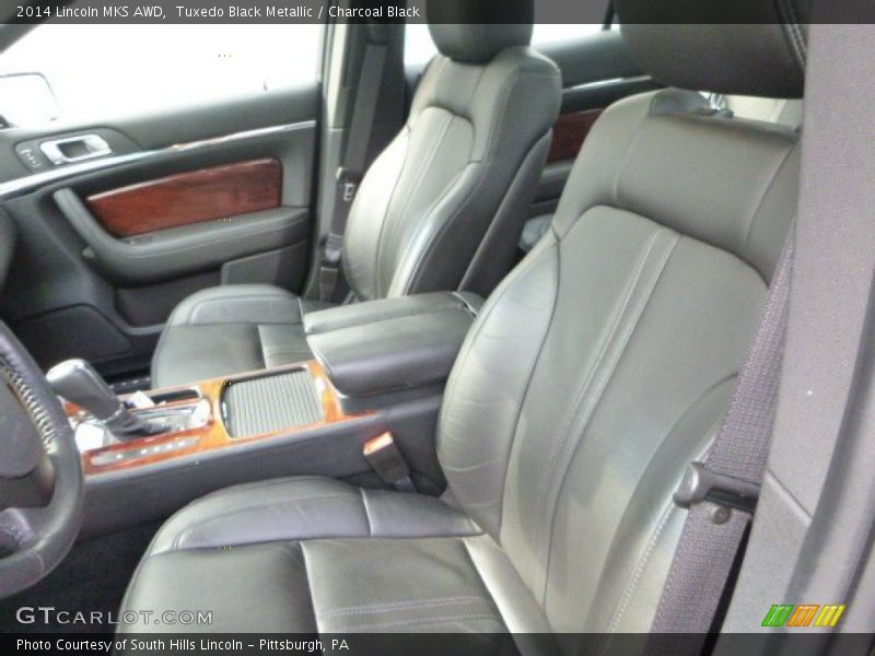Tuxedo Black Metallic / Charcoal Black 2014 Lincoln MKS AWD