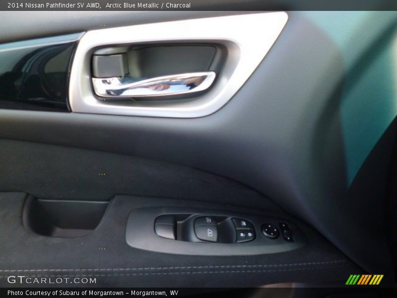 Arctic Blue Metallic / Charcoal 2014 Nissan Pathfinder SV AWD