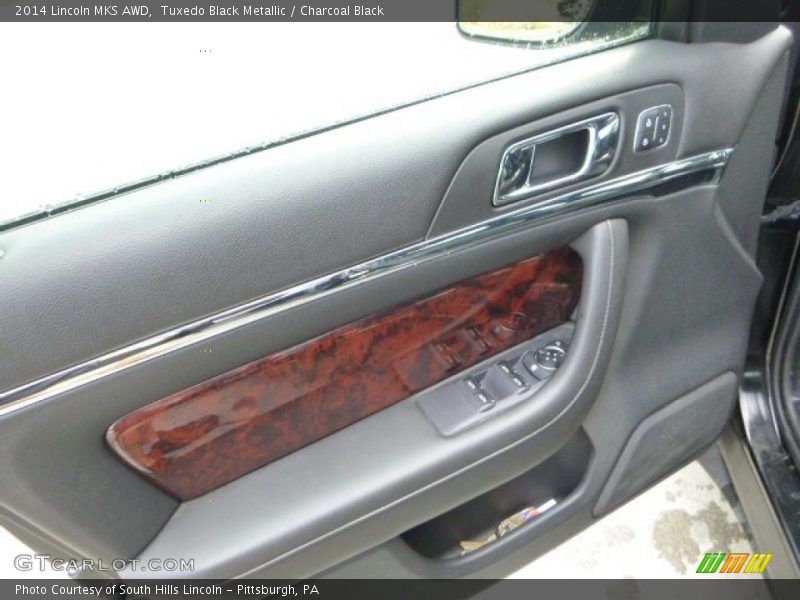 Tuxedo Black Metallic / Charcoal Black 2014 Lincoln MKS AWD
