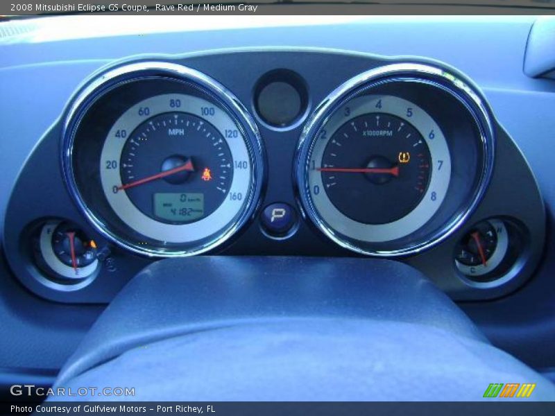 Rave Red / Medium Gray 2008 Mitsubishi Eclipse GS Coupe
